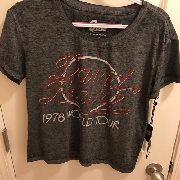 lucky brand david bowie shirt